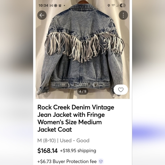 SKULLS/CROSS BOLERO JEAN JACKET - Picture 8 of 8